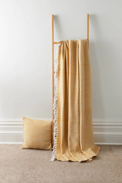 Pure Cotton Throws Luxury Blanket 100% Cotton Throw Blankets for Ultimate Comfort on Sofa or Bed