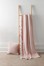 Pure Cotton Throws Luxury Blanket 100% Cotton Throw Blankets for Ultimate Comfort on Sofa or Bed