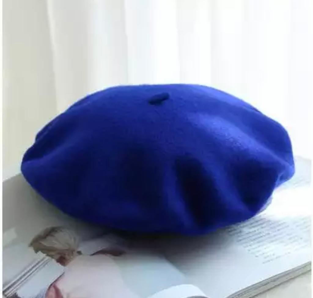 Plain Women Beret Hat Wool Autumn Ladies Girls Fashion Hats French Beret Winter