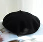 Plain Women Beret Hat Wool Autumn Ladies Girls Fashion Hats French Beret Winter