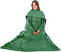 Adults Blankets Throws Snuggle with Sleeves & Pocket Perfect for All Season Warmth Cozy Comfort Ultra Soft Wearable TV Blankets